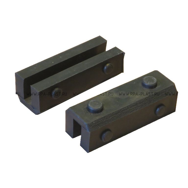 Вкладиш башмака противаги Т9 80х28х24мм "П-обр." 6 pin KM652935G9 (KONE) RPA