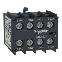 Контакти допоміжні LA1KN22 10А 2NO+2NC фронтальні Schneider Electric