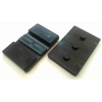 Вкладиш башмака кабіни Т9 48х73х9мм "книжк." 2 pin М02872 (THYSSEN) RPA