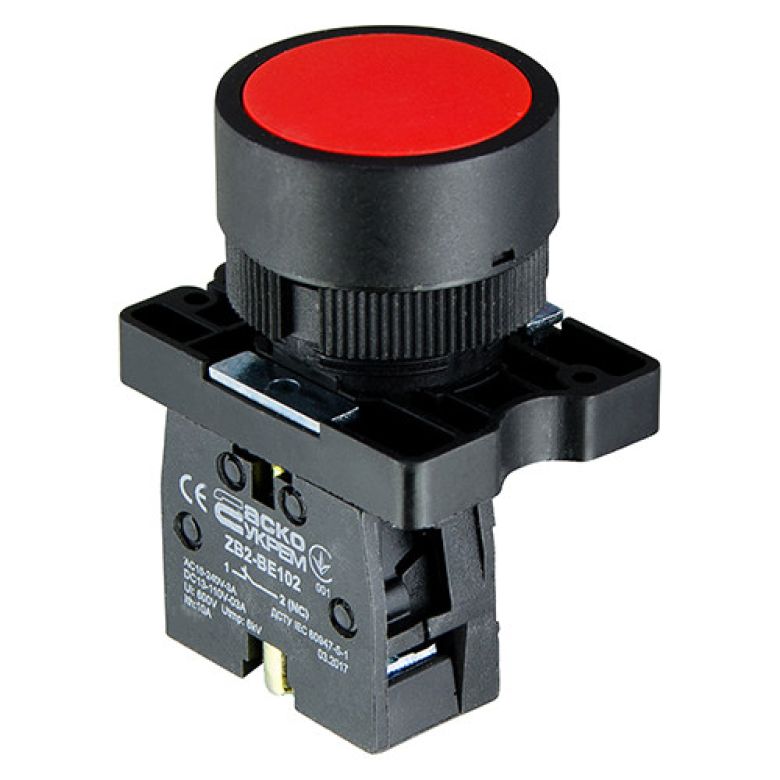 Кнопка LAY5-EA42 NC "СТОП" червона A0140010188 АсКо