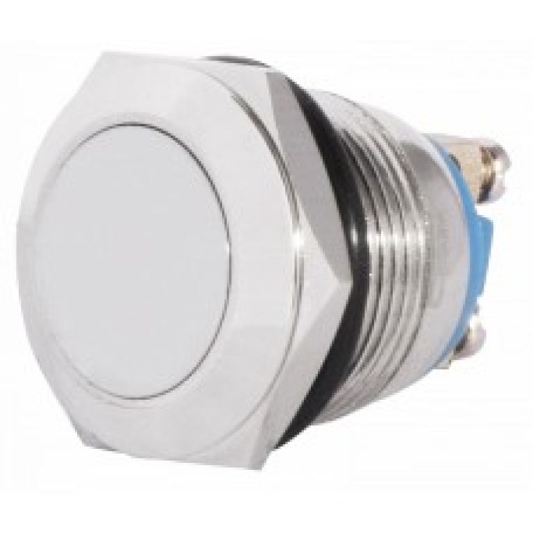 Кнопка металева пласка, гвинт TY 19-211A Scr 1NO A0140010104 АсКо