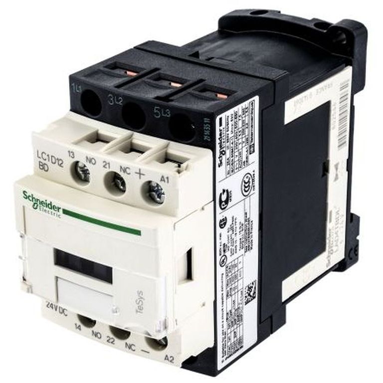 Контактор D 3P LC1D09ED 9А 1NO+1NC 48VDC Schneider Electric