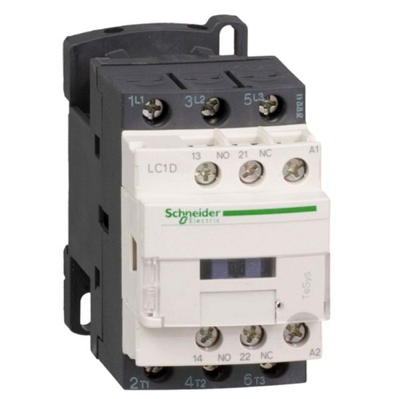Контактор D 3P LC1D09F7 09А 1NO+1NC 110VAC Schneider Electric