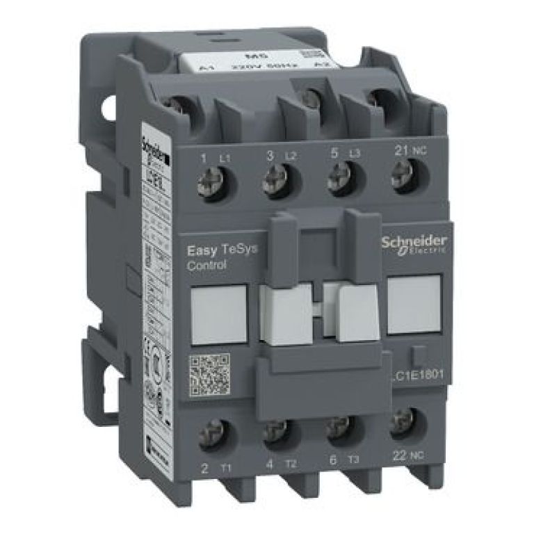 Контактор E 3P LC1E1801M5 18А 1NC 220VAC Schneider Electric