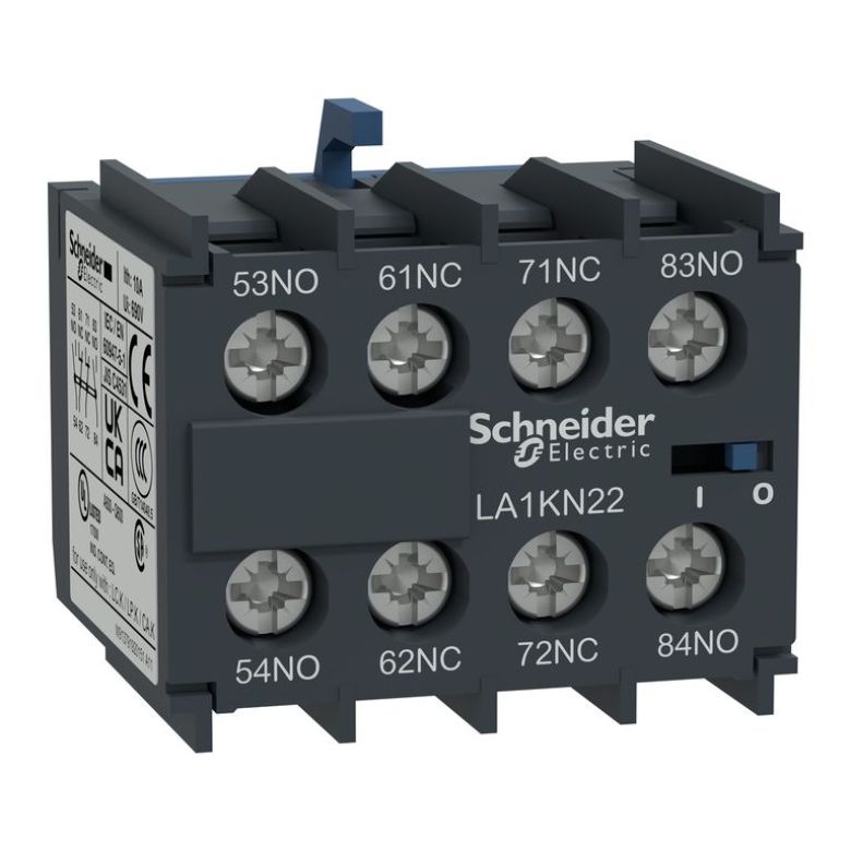 Контакты вспомогательные LA1KN22 10А 2NO+2NC фронтальные Schneider Electric