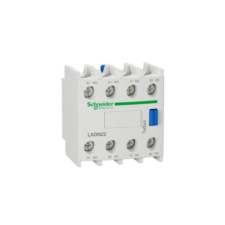 Контакты вспомогательные LADN40 10А 4NO фронтальные Schneider Electric