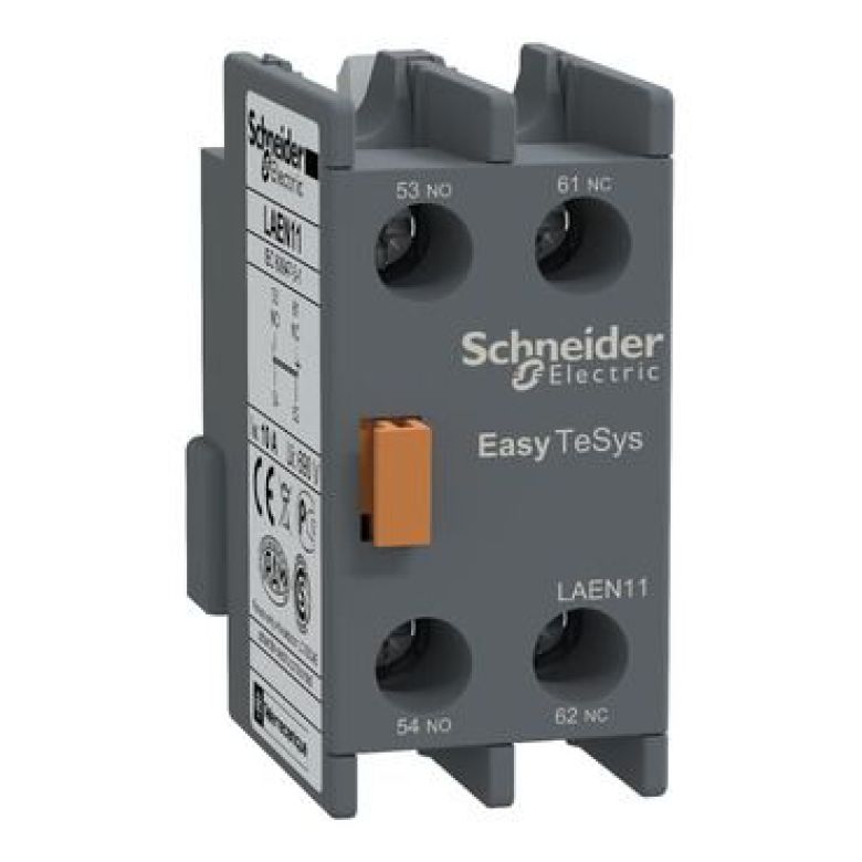 Контакты вспомогательные LAEN11 10А 1NO+1NC фронтальные Schneider Electric