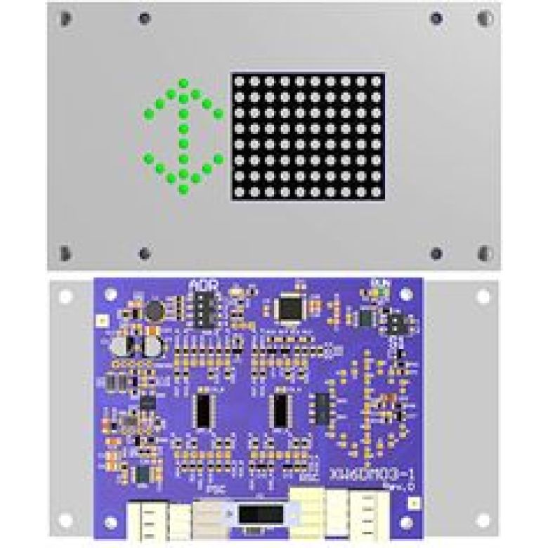 Плата индикации LED XW6DM03-1 (EFR) ТІ