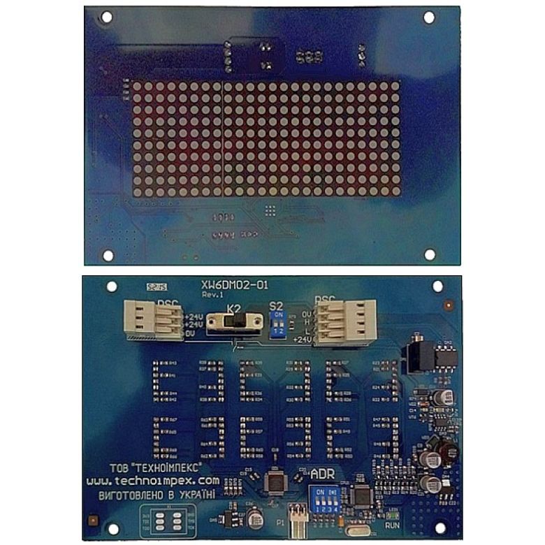 Плата індикації LED XW6DM01-1 (EFR) ТІ