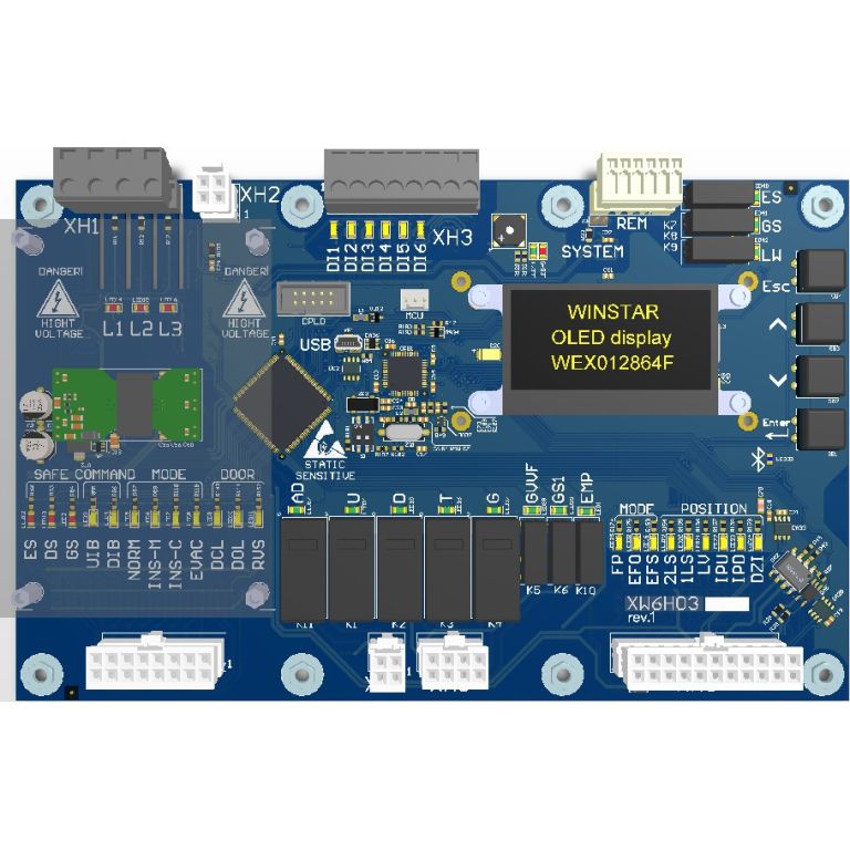 Плата управления системы XW6H03M (EFR) ТІ