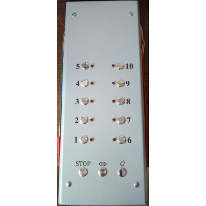 Пост наказів ПУ 1110д 24/110V 10зуп. 2ряд. круглий кільце сталь, фарб. порошк. DIN