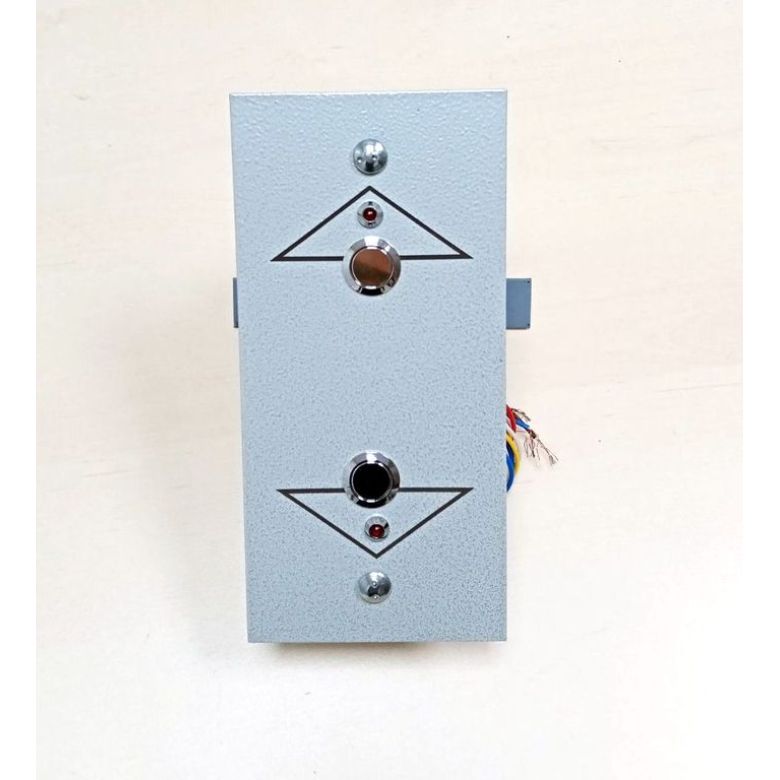 Пост вызова КВ 122д 24 / 110V круглый светодиод красный, сталь, красок. порошк. (РЭЛ) DIN