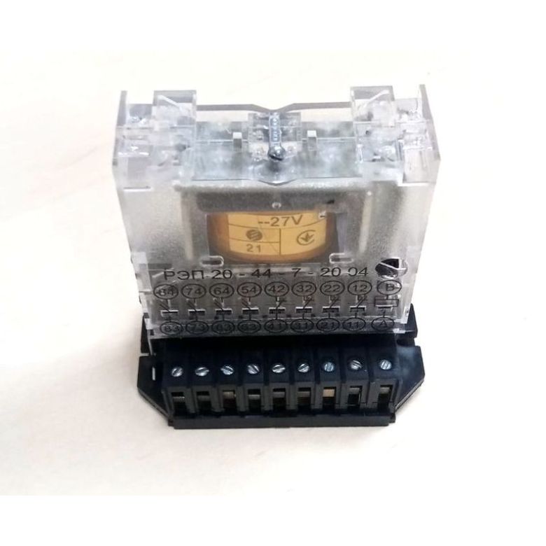 Реле РЕП-20 44-7 6A 4NO+4NC 27VDC RLS