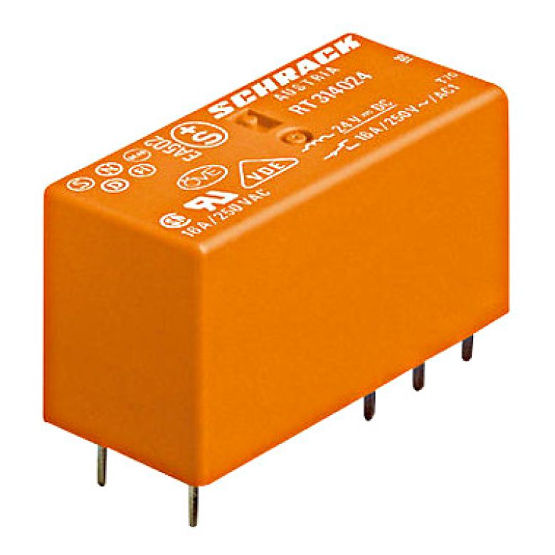 Реле RT2 PREL-SL-2-UKE-M1-110G-08-5,0 8A 1NO+1NC 110VDC RT424110 Schrack