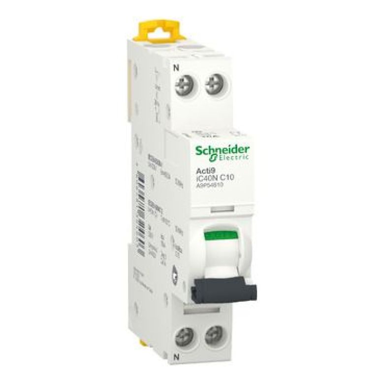 Вимикач автоматичний  iC40N 1P+N 10A C A9P54610 Schneider Electric