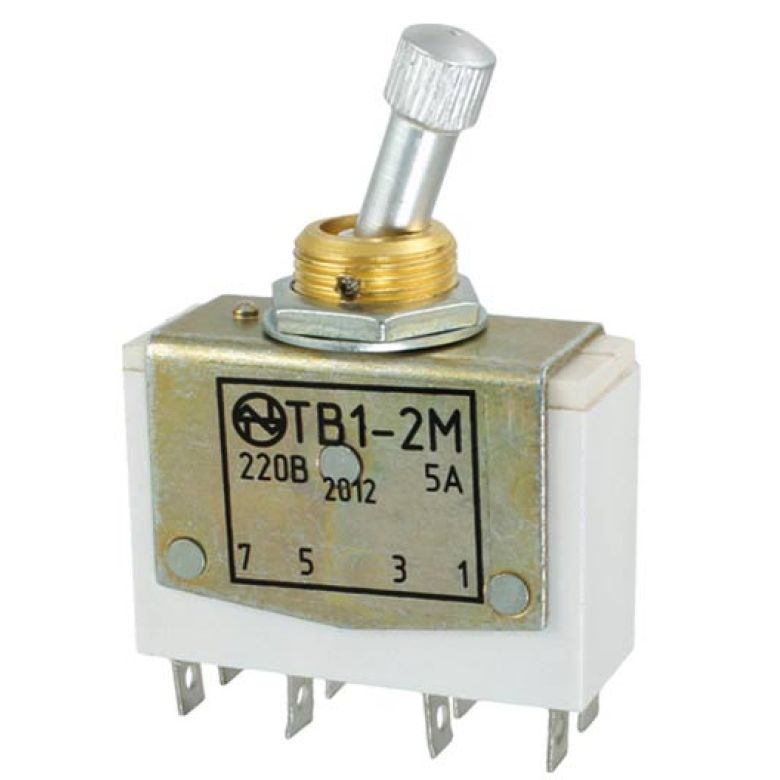 Вимикач тумблер ТВ1-2М 2NC+2NO БЦ